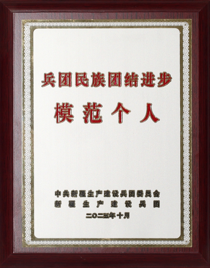 兵团民族团结进步模范个人 (1) 兵团民族团结进步模范个人 (1)