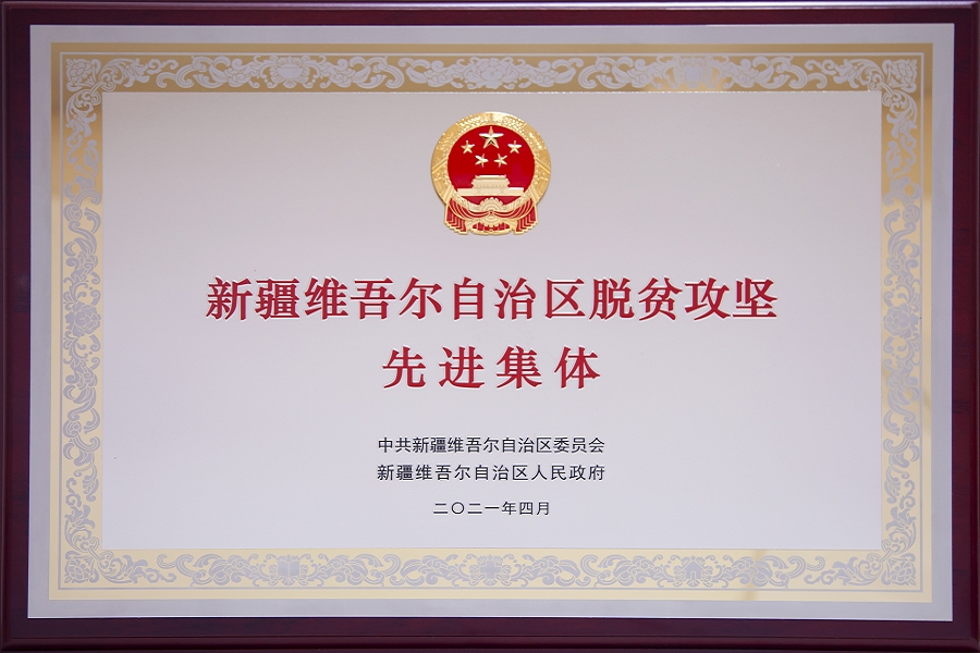 2021自治区脱贫攻坚先进集体